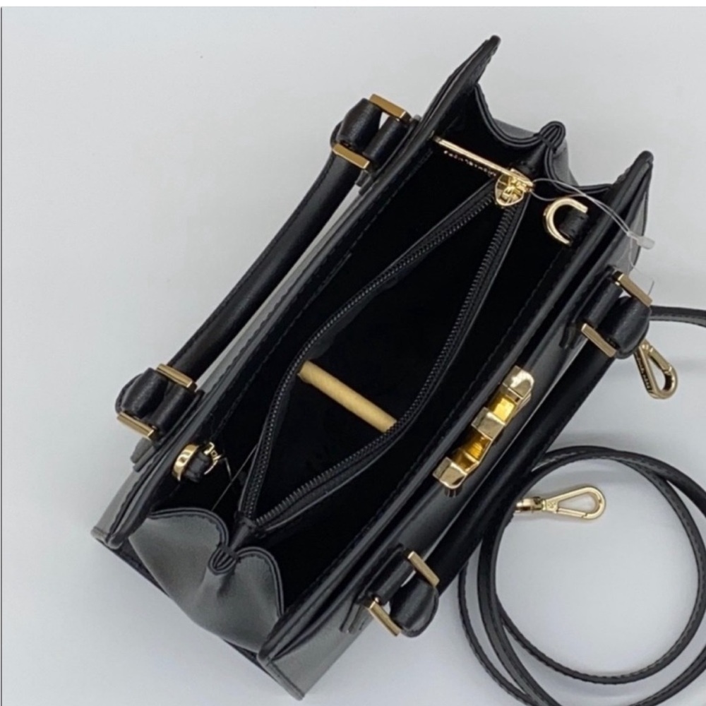 Michael Kors Mott Small Satchel Crossbody Black - Picture 5 of 12